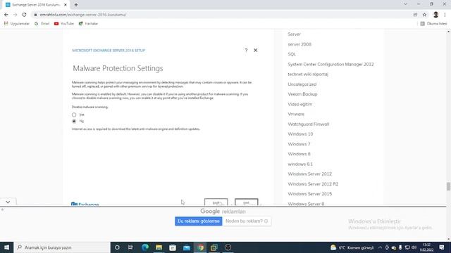 Windows Server 2012 R2 Üzerine Exchange 2016 Kurulumu 3 смотреть онлайн