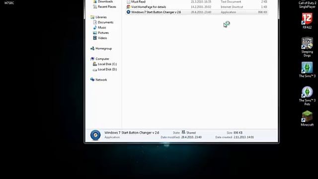 HOW TO CHANGE START BUTTON ON WINDOWS 7. смотреть онлайн
