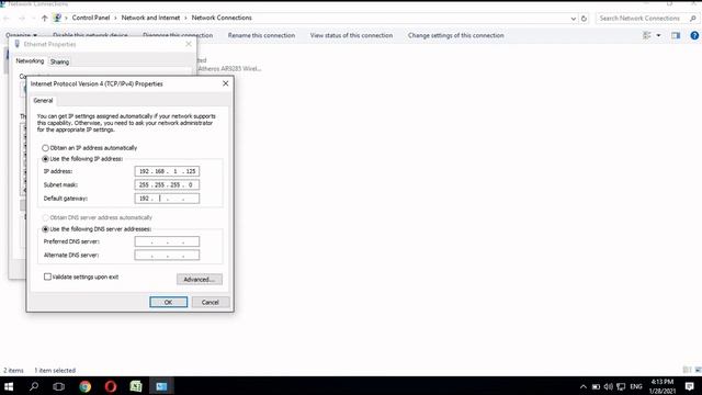 How to assign static ip address in windows ? смотреть онлайн