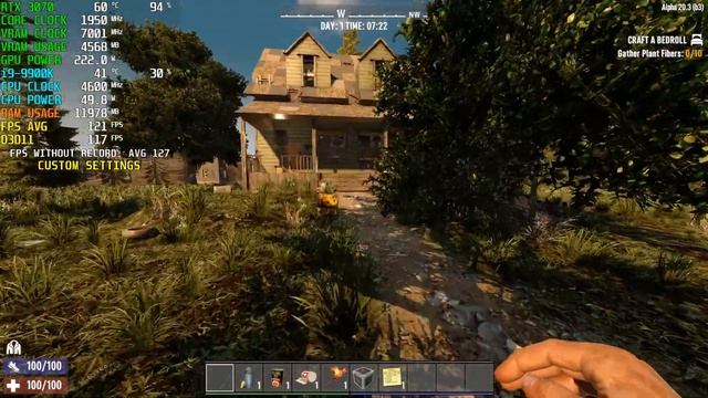 7 Days to Die 1440P | RTX 3070 | i9-9900K 4.6Ghz смотреть онлайн