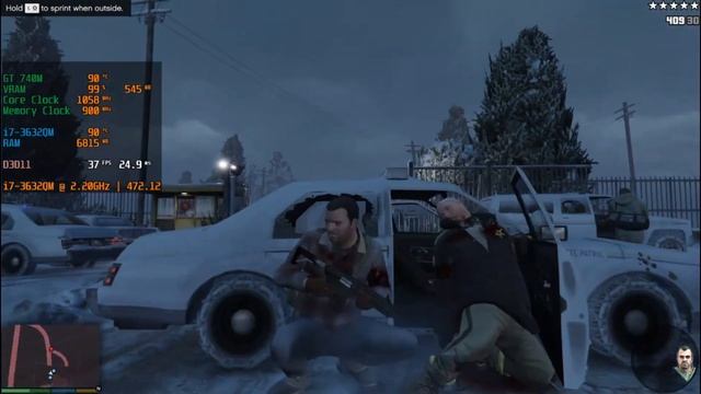 Grand Theft Auto V Gameplay | Nvidia GT 740M 2GB | Medium Setting смотреть онлайн