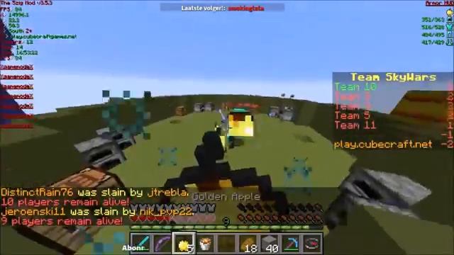 #248 CubeCraft Hacker Team Skywars 1.8 jtrebla [Anti kb, No slow] BANNED смотреть онлайн