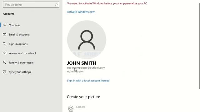 Change Login Account in Windows 10 Home смотреть онлайн