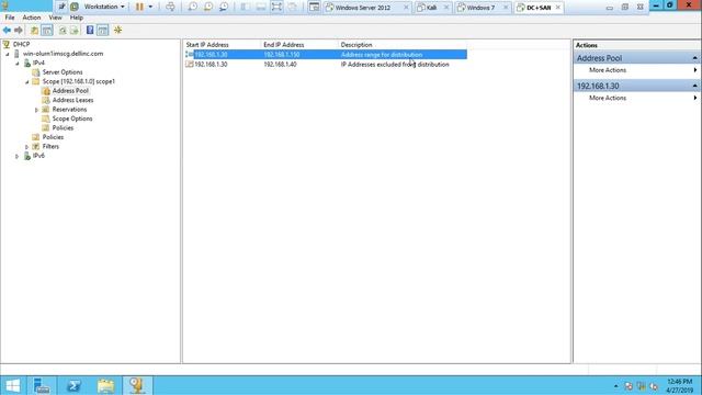 SCOPE AND RESERVATION IN DHCP SERVER 2012R2 AND 2016 смотреть онлайн