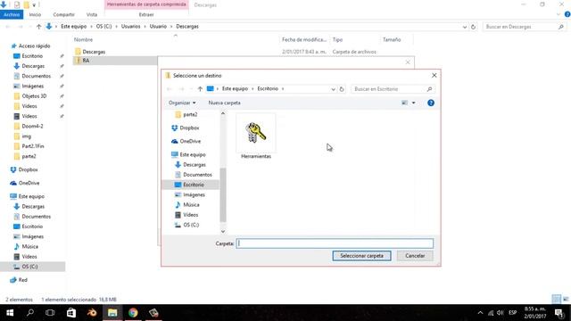 descomprimir archivos ZIP sin programas en windows 10, 8, 8.1 y 7 смотреть онлайн