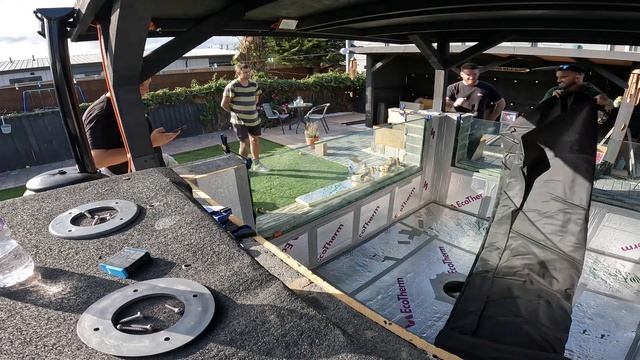 Grimsby - Customer build CWD Pond Window and Box liner install смотреть онлайн