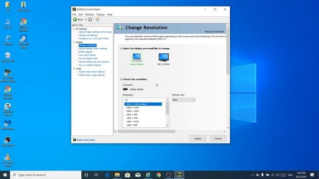 How To Change Screen Resolution In Windows 10 смотреть онлайн