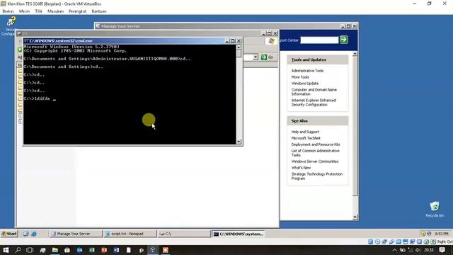 Instalasi DNS, DHCP, Active Directory, Web Server dan FTP Server (Windows Server 2003) смотреть онлайн