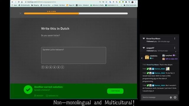 (20200719) Reviewing Dutch and then learning German from Dutch on Duolingo смотреть онлайн