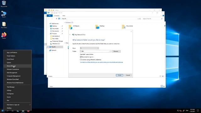 How to Create a File Shares & Map Drives in Windows смотреть онлайн