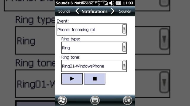 How to PLAY A RINGTONE in Windows Mobile 6.5.3 смотреть онлайн