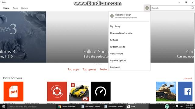 how to disable automatic app updates in Microsoft app store of windows 10 #Binod смотреть онлайн