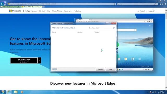 How to Download and Install Microsoft Edge in Windows 7 Using Internet Explorer | смотреть онлайн
