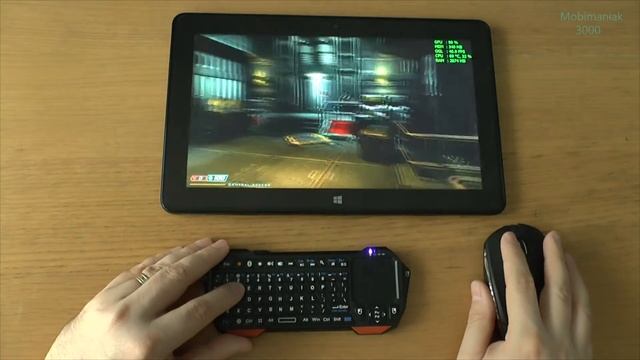 1# Doom 3 BFG Edition(PC) test on tablet Dell Venue 11 Pro 7140 Intel Core M-5Y71 - max details !!! смотреть онлайн
