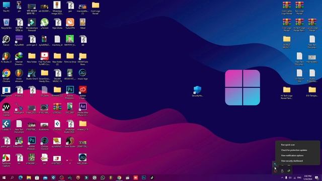 fix Windows Security icon Missing Taskbar Windows 11 l Virus and Threat Protection icon not Showing смотреть онлайн