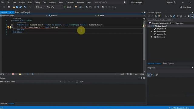 How to make a login form in Visual Basics 2019 смотреть онлайн