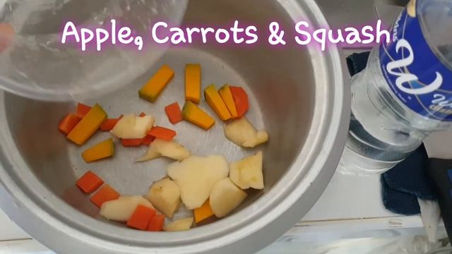 Healthy foods for 6-12 months baby: Cauliflower & Pear, and Apple, Carrots & Squash Puree смотреть онлайн