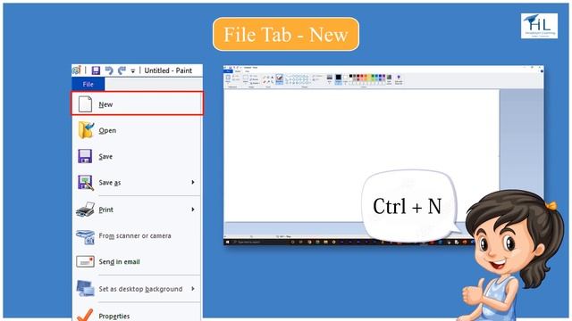 MS Paint Overview of File Tab |CBSE| Class 3| Class 4| Class 5| Windows 7,8,10 смотреть онлайн