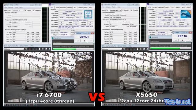Test 6700 VÀ X5650 (cpu 1366) смотреть онлайн
