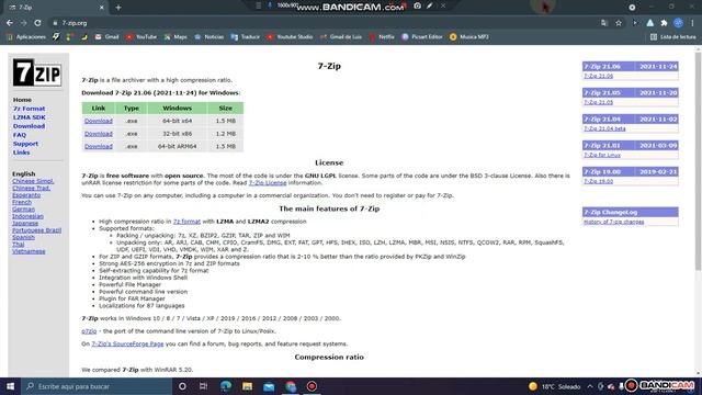 COMO descargar 7-zip GRATIS para PC + PROPEUSTA para VIDEOS !!!! смотреть онлайн