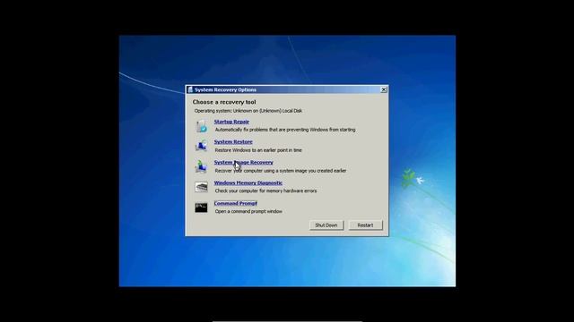 How to restore system image смотреть онлайн