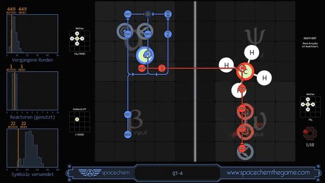 SpaceChem - QT-4 (449/1/22) смотреть онлайн