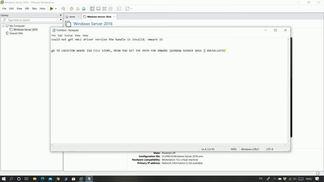 could not get vmci driver version the handle is invalid vmware 15 смотреть онлайн