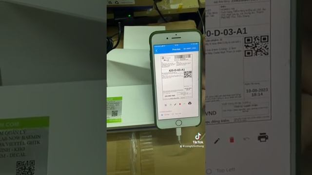 HƯỚNG DẪN IN TEM TMĐT BẰNG ĐIỆN THOẠI IPHONE + ANDROID QUA MÁY IN BLUETOOTH AI CŨNG TỰ LÀM ĐƯỢC смотреть онлайн
