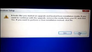 [Solved] If looks like you started an upgrade and booted from installation media
