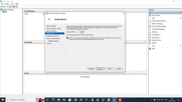 How to Create Virtual Machine(VM) in Hyper-V Manager смотреть онлайн