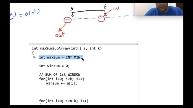 Sliding Windows Question: Maximum sum subarray of size k in an array смотреть онлайн