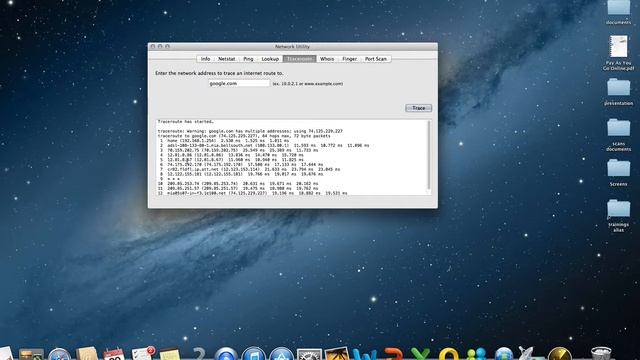 MAC OS X Network Utility II смотреть онлайн