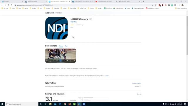 turn you iPhone into a webcam for Free with NDI tools смотреть онлайн