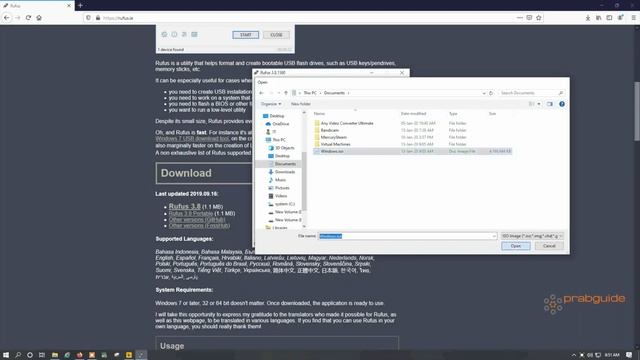 Creating bootable Windows 10 | Rufus смотреть онлайн