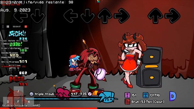 fnf Hell reborn v2 Android/pc optimized optimized by @TAILSHD_OFICIAL gameplay part3 смотреть онлайн