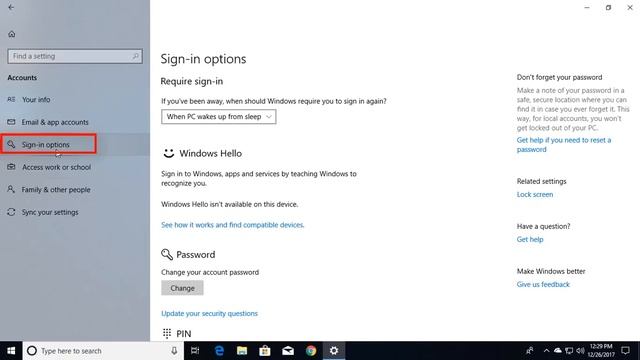 How to Add / Update Security Questions for Local Account : Windows 10 смотреть онлайн