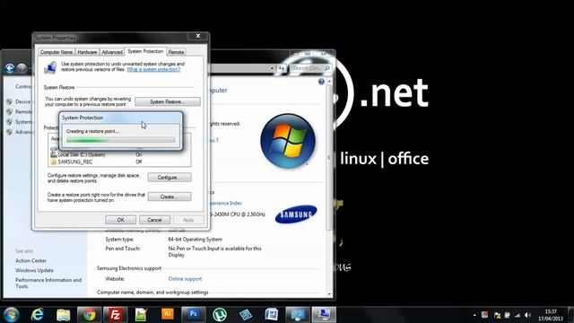 How to Create a System Restore Point using Windows 7 смотреть онлайн