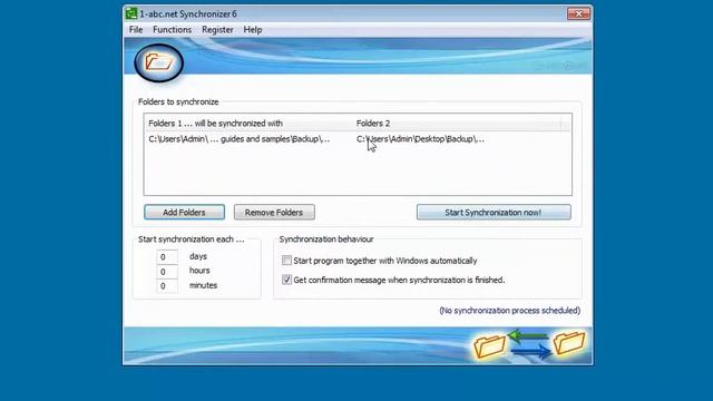 1-abc.net Synchronizer demonstration смотреть онлайн