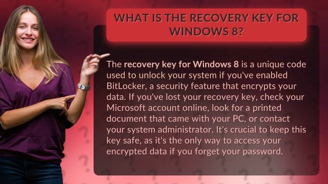 What is the recovery key for Windows 8? смотреть онлайн