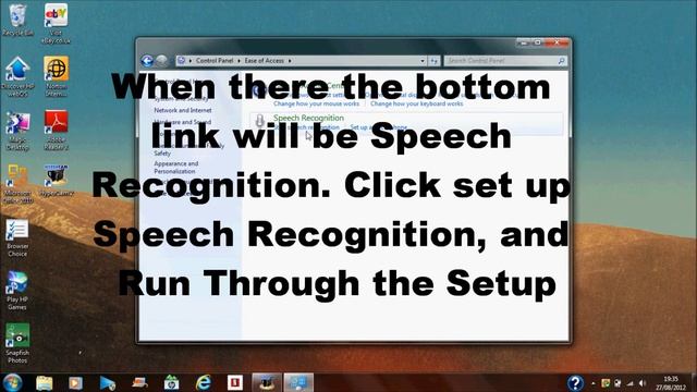 How To Setup Speech Recognition- Windows 7 смотреть онлайн