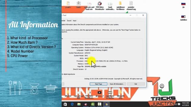 Check Your Graphics Card In Windows 10 | Tri ks Junction| смотреть онлайн