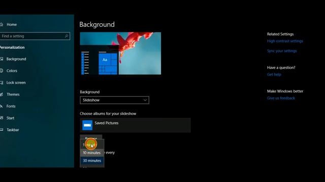 How to set desktop wallpaper slideshow windows 10 смотреть онлайн