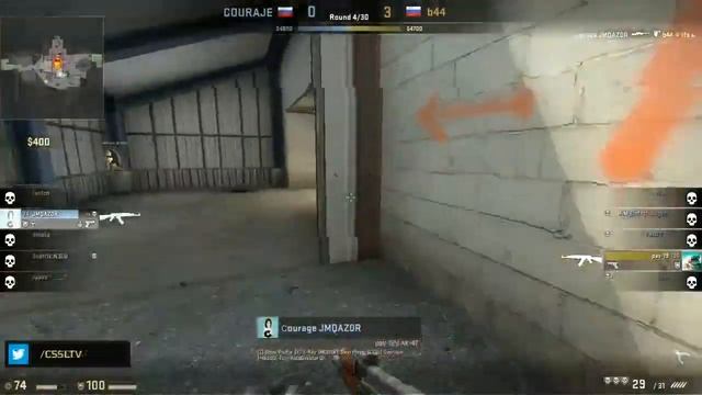 CS GO: Starladder Amateur Series finals season VII B44 vs Courage best awp saving de_nuke смотреть онлайн