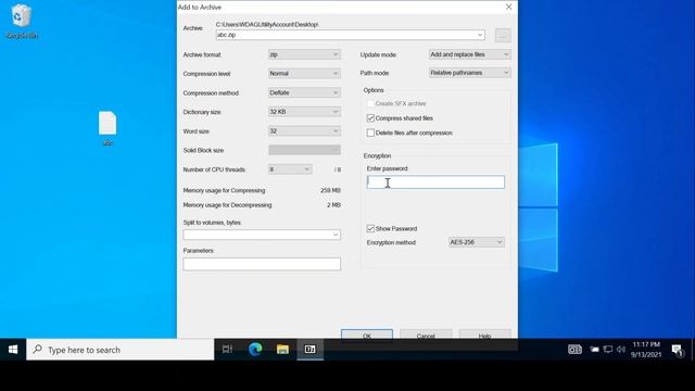 How to Create and Password protect zip file using free tool смотреть онлайн