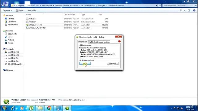 windows 7 activator 2018 with windows loader YouTube смотреть онлайн