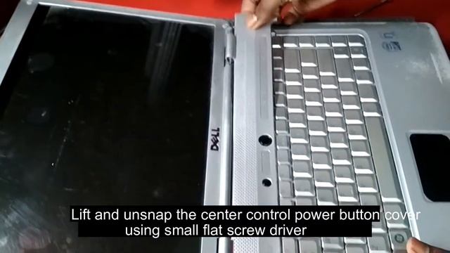 How to remove keyboard from DELL INSPIRON 1525 laptop. смотреть онлайн