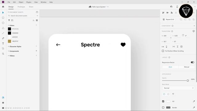 Rolls Royce Spectre 2023 App Design Concept смотреть онлайн
