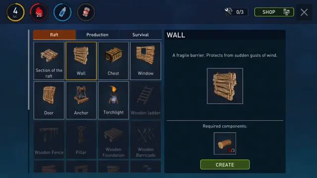 Raft (Ocean nomad) gameplay walktrough || Raft mobile Indonesia #part1 смотреть онлайн