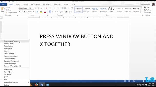 The Win X menu in Window 8, 8 1 and 10 смотреть онлайн