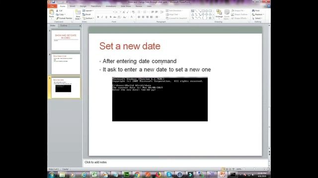 How To Show and Set Date through CMD смотреть онлайн